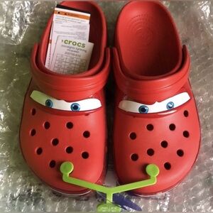 Crocs Classic Clog Cars Lightning McQueen Light Up Brand New- Size M7/W9 Shoes